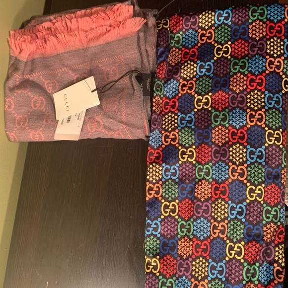 GG Womens Wool Scarf Graphite/Pink - NEW
WITH TAGS - Picture 8 of 8